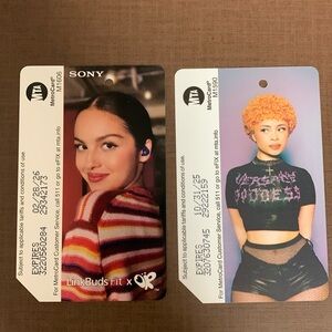 Ice spice & Olivia Rodrigo NYC Metrocard - Limited 2024 - Listen Like Olivis